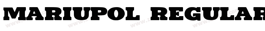 Mariupol Regular字体转换